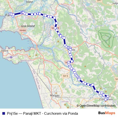 Pnj15e bus Line Map