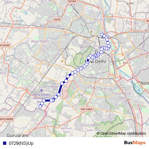 0729(NS)Up bus Line Map