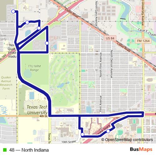 48 bus Line Map
