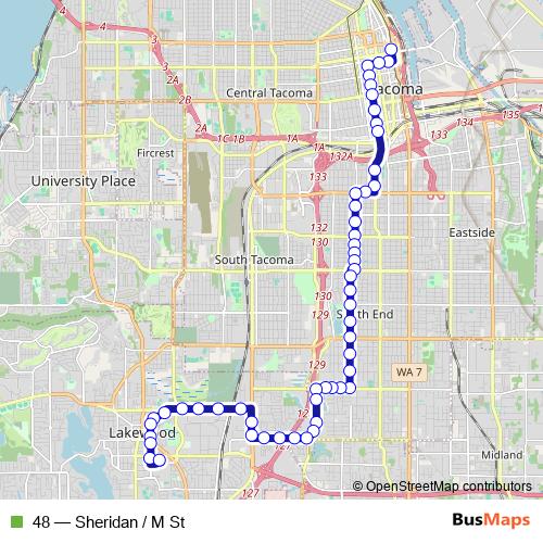 48 bus Line Map