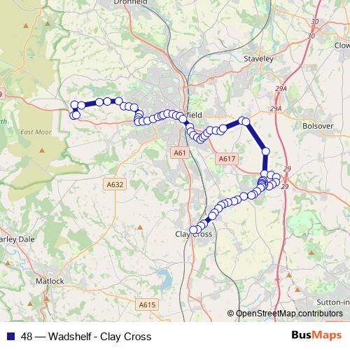 48 bus Line Map