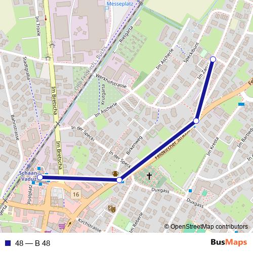 48 bus Line Map