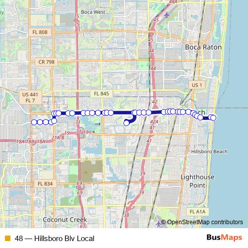 48 bus Line Map