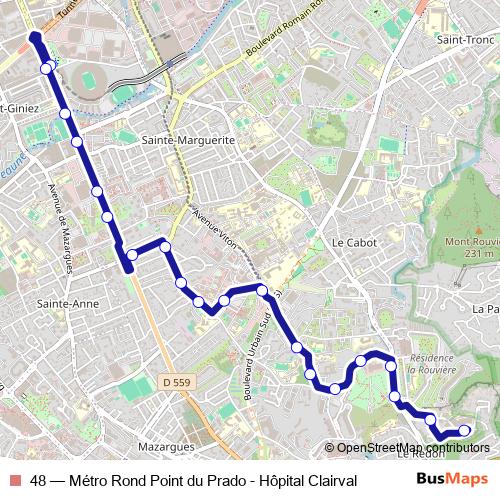 48 bus Line Map