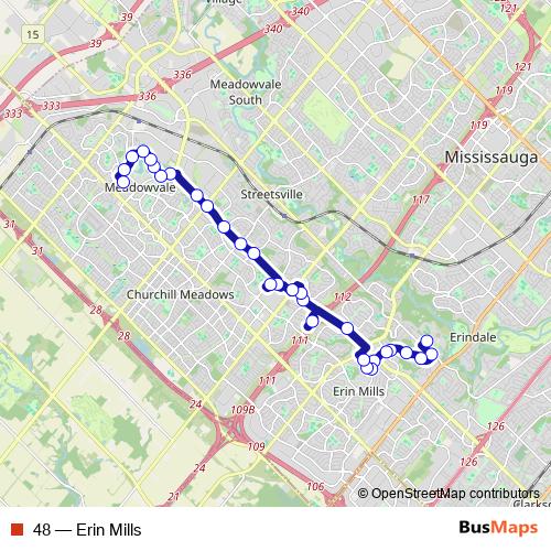 48 bus Line Map