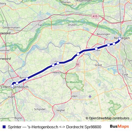 Sprinter rail Line Map