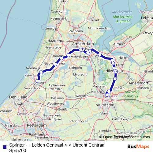 Sprinter rail Line Map