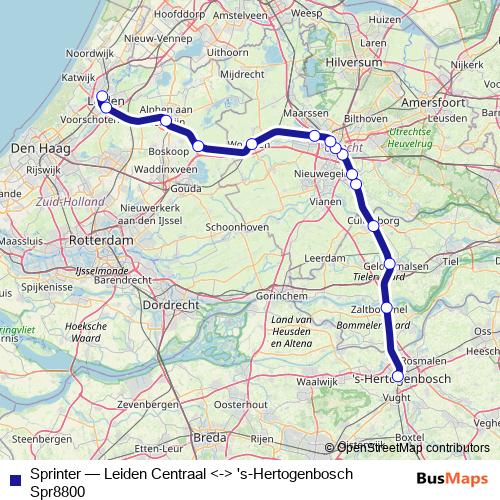 Sprinter rail Line Map