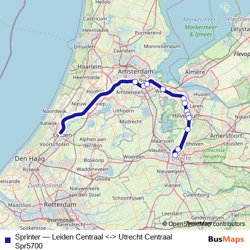 Sprinter rail Line Map