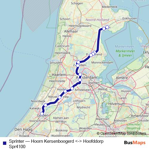 Sprinter rail Line Map