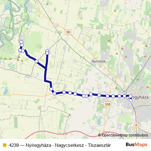 4239 bus Line Map