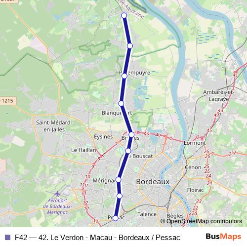 F42 rail Line Map