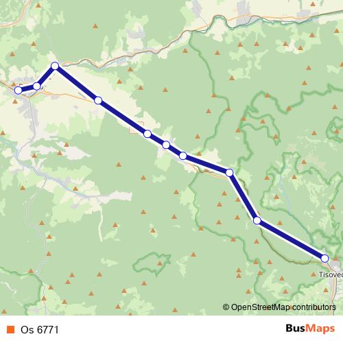 Os 6771 rail Line Map