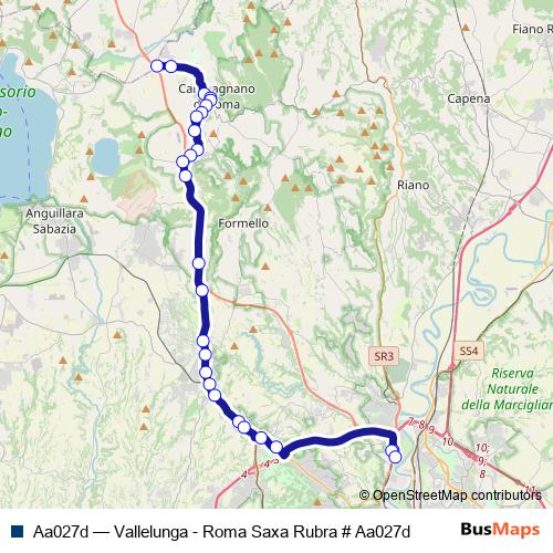 Aa027d bus Line Map