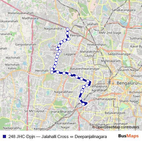 248 JHC-Dpjn bus Line Map