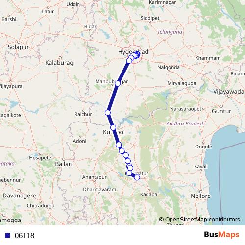 06118 bus Line Map