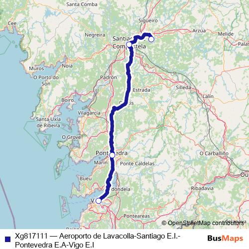 Xg817111 bus Line Map