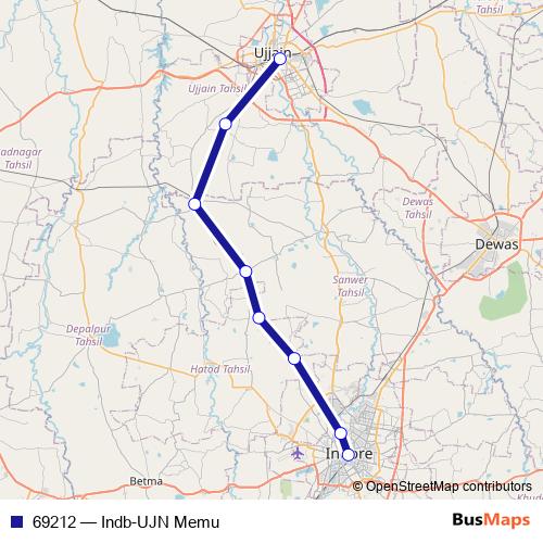 69212 rail Line Map