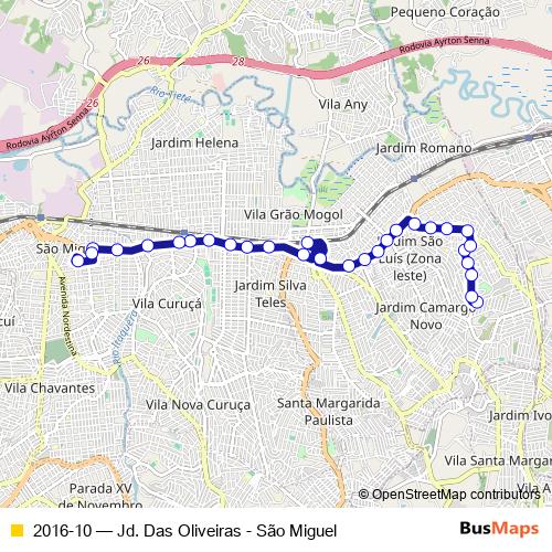 2016-10 bus Line Map