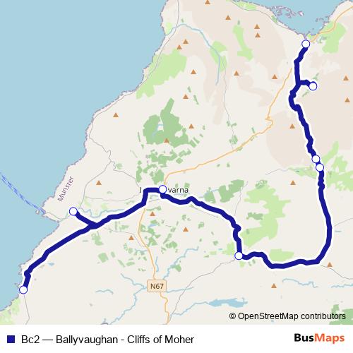 Bc2 bus Line Map