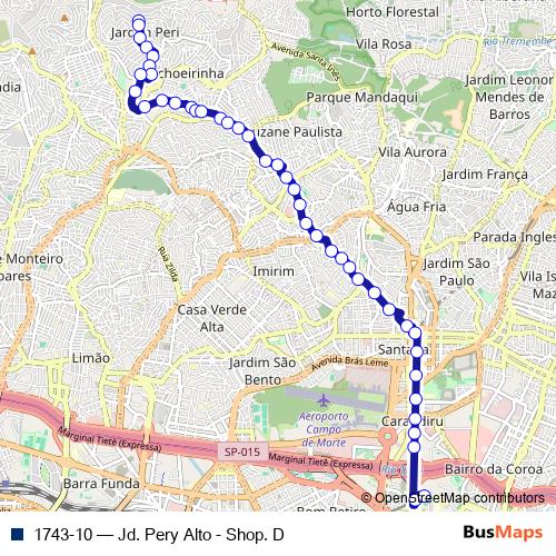 1743-10 bus Line Map