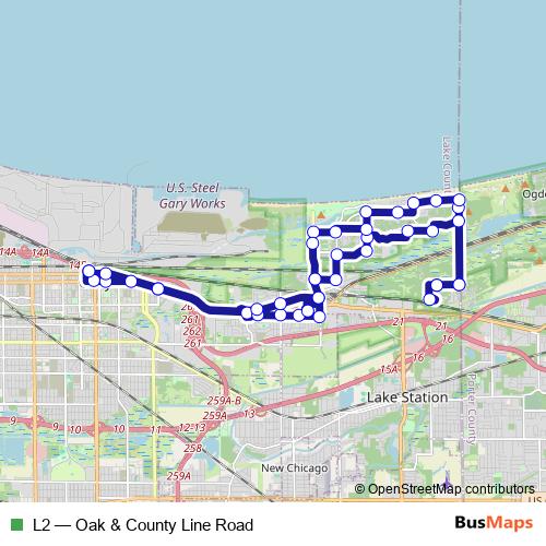 L2 bus Line Map