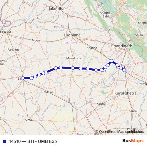 14510 rail Line Map