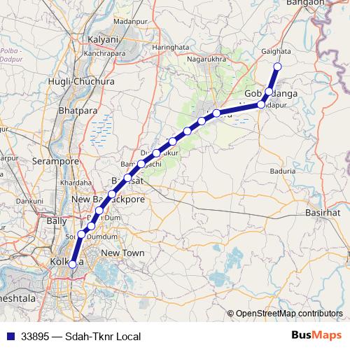 33895 rail Line Map