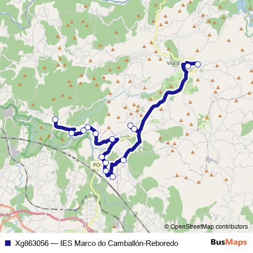 Xg863056 bus Line Map