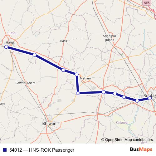 54012 rail Line Map