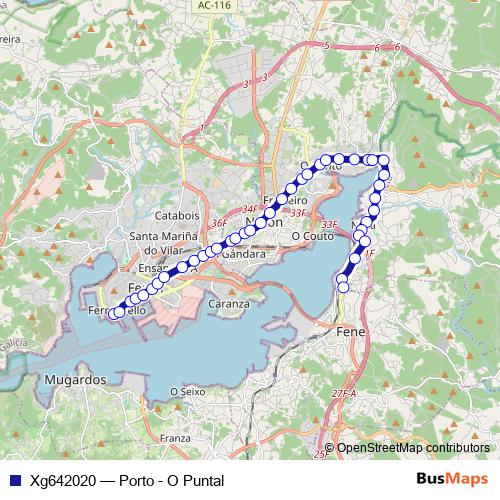 Xg642020 bus Line Map