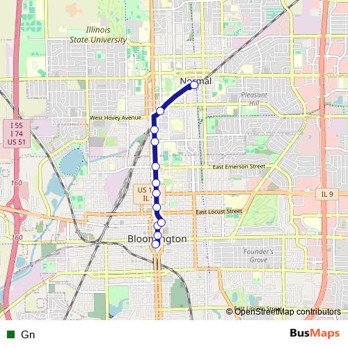 Gn bus Line Map