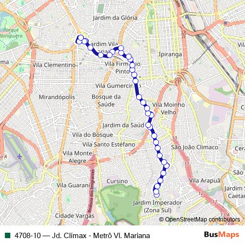 4708-10 bus Line Map