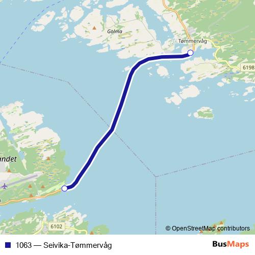 1063 ferry Line Map