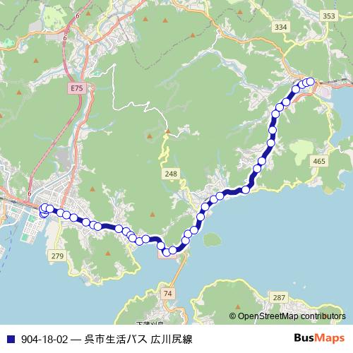 904-18-02 bus Line Map