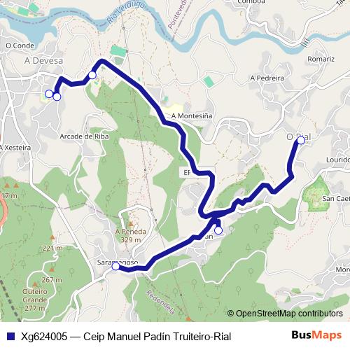 Xg624005 bus Line Map