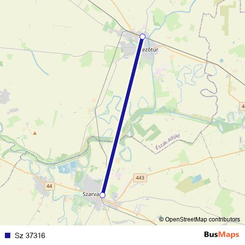 Sz 37316 rail Line Map