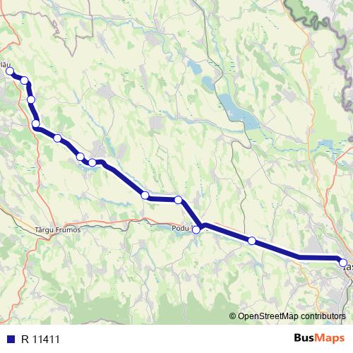R 11411 rail Line Map