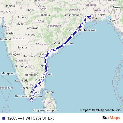 12665 rail Line Map