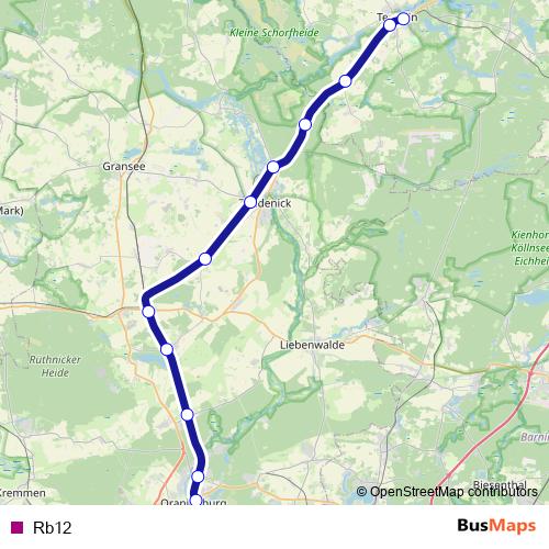 Rb12 rail Line Map