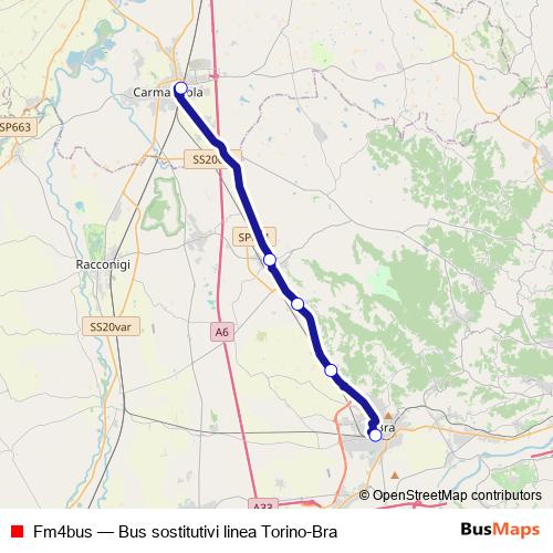 Fm4bus bus Line Map