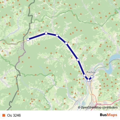 Os 3246 rail Line Map