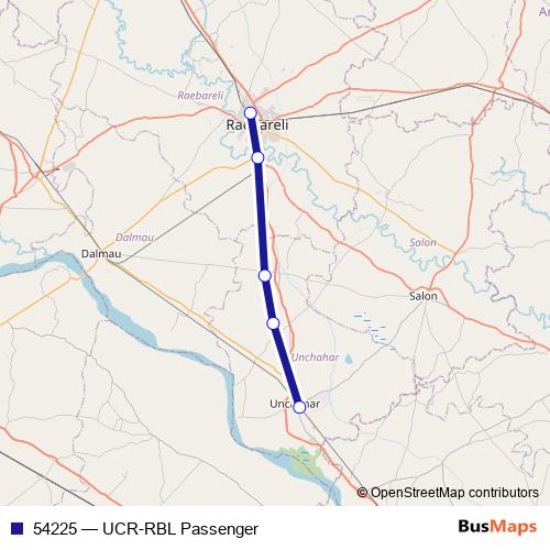 54225 rail Line Map