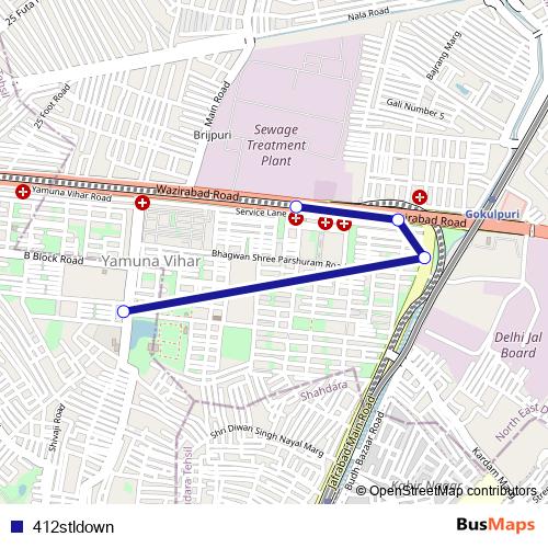 412stldown bus Line Map