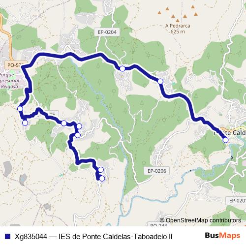 Xg835044 bus Line Map