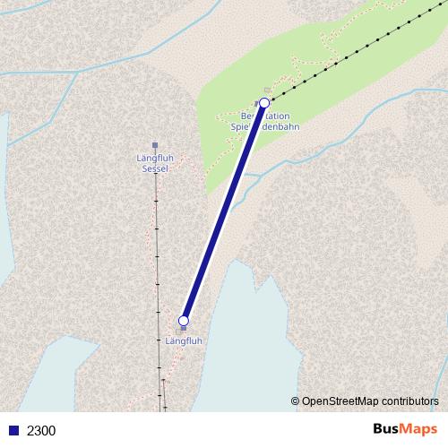 2300 cable-car Line Map