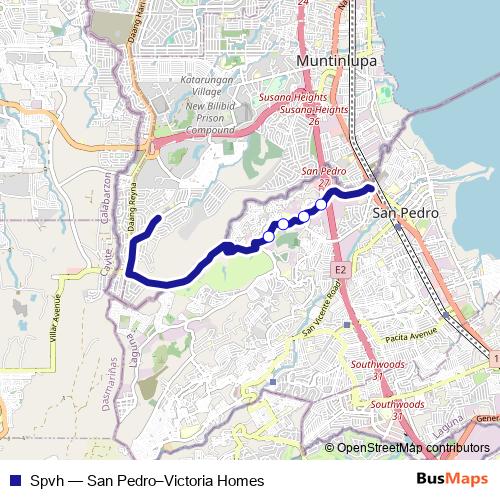 Spvh bus Line Map
