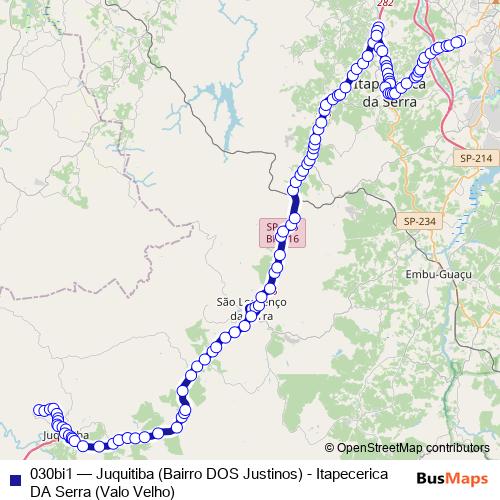 030bi1 bus Line Map