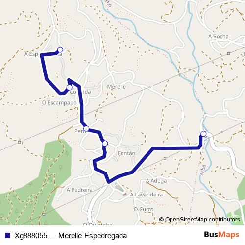 Xg888055 bus Line Map