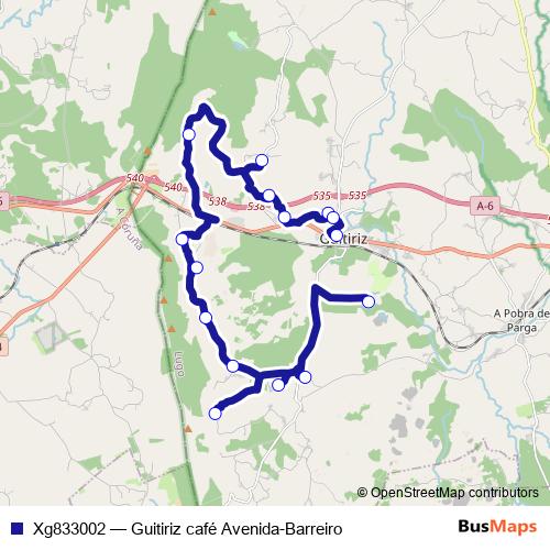 Xg833002 bus Line Map